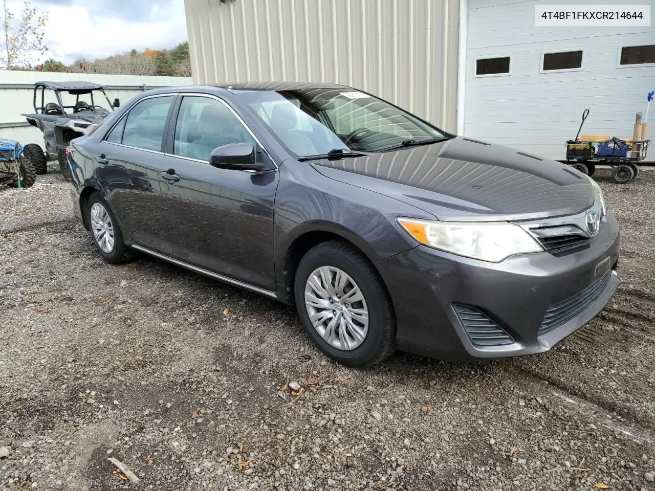 4T4BF1FKXCR214644 2012 Toyota Camry Base