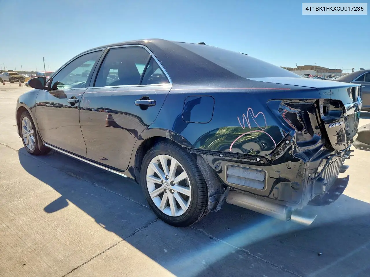 4T1BK1FKXCU017236 2012 Toyota Camry Se