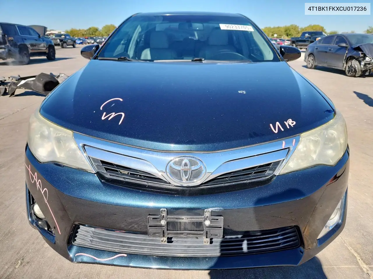 4T1BK1FKXCU017236 2012 Toyota Camry Se