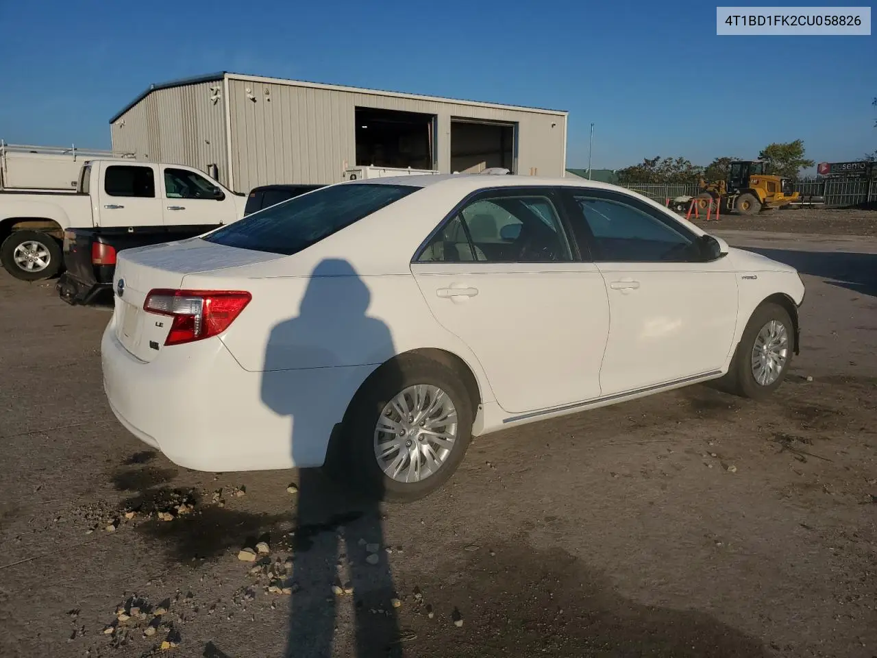 4T1BD1FK2CU058826 2012 Toyota Camry Hybrid