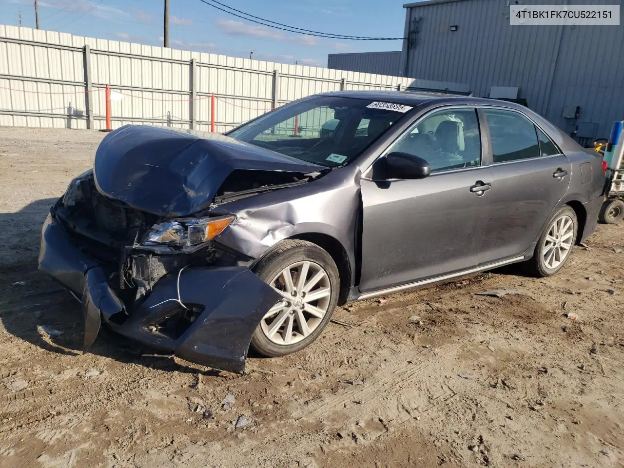 4T1BK1FK7CU522151 2012 Toyota Camry Se