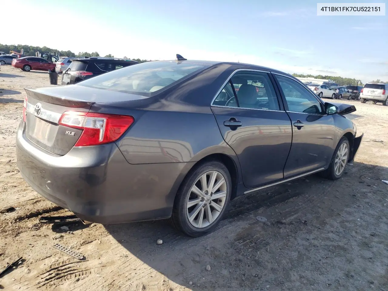 4T1BK1FK7CU522151 2012 Toyota Camry Se