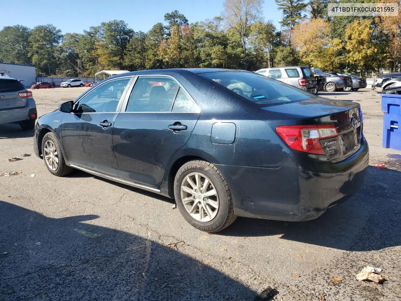4T1BD1FK0CU021595 2012 Toyota Camry Hybrid