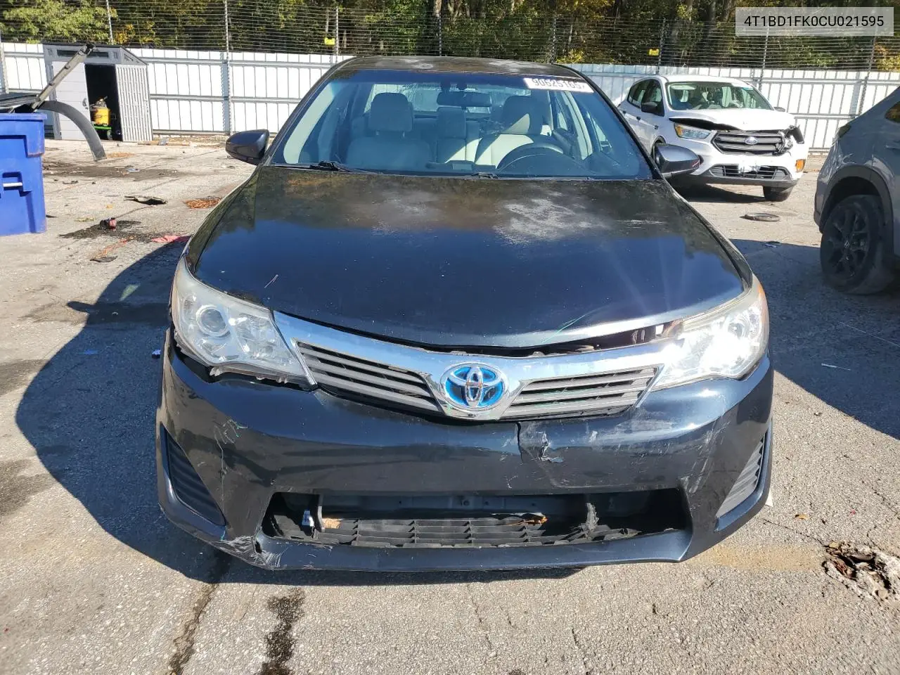 4T1BD1FK0CU021595 2012 Toyota Camry Hybrid