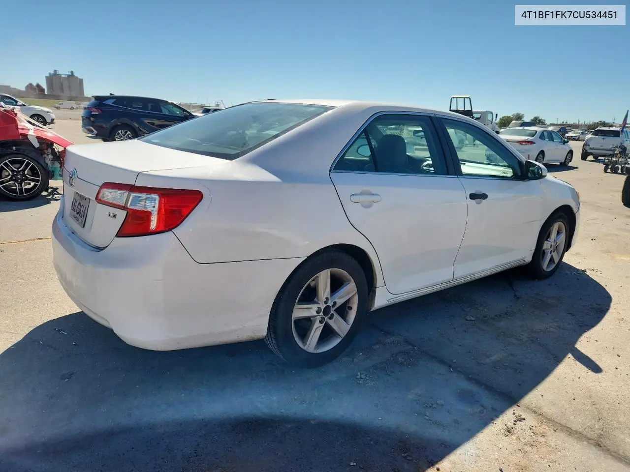 4T1BF1FK7CU534451 2012 Toyota Camry Base