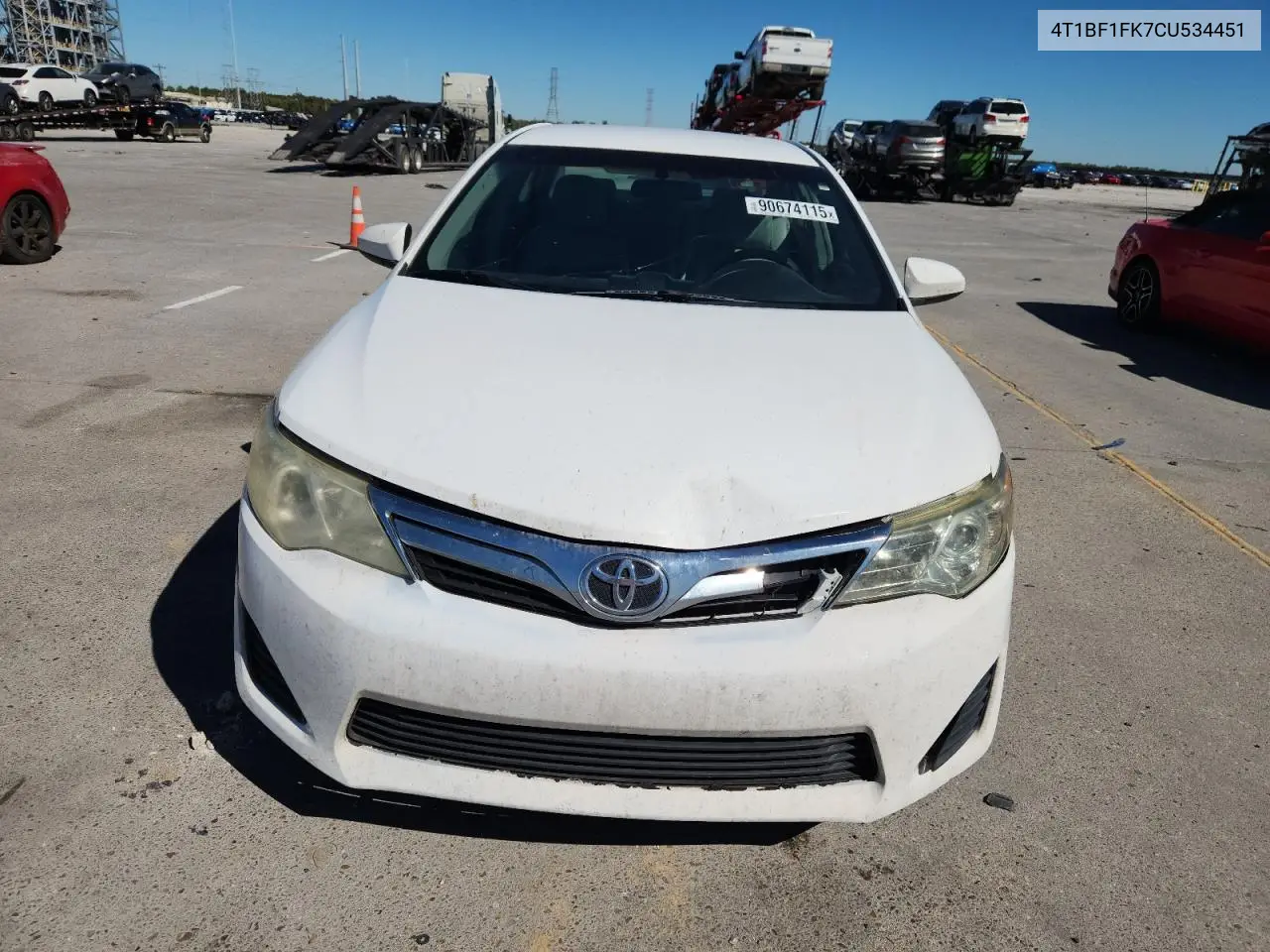 4T1BF1FK7CU534451 2012 Toyota Camry Base