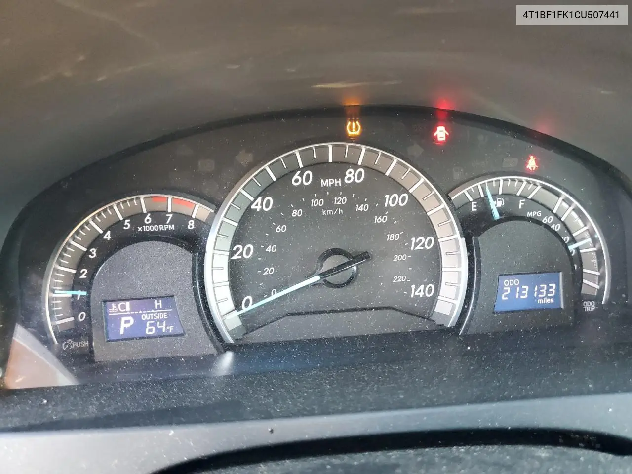 4T1BF1FK1CU507441 2012 Toyota Camry Base