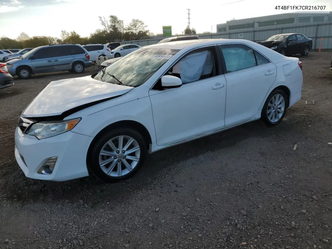 4T4BF1FK7CR216707 2012 Toyota Camry Base