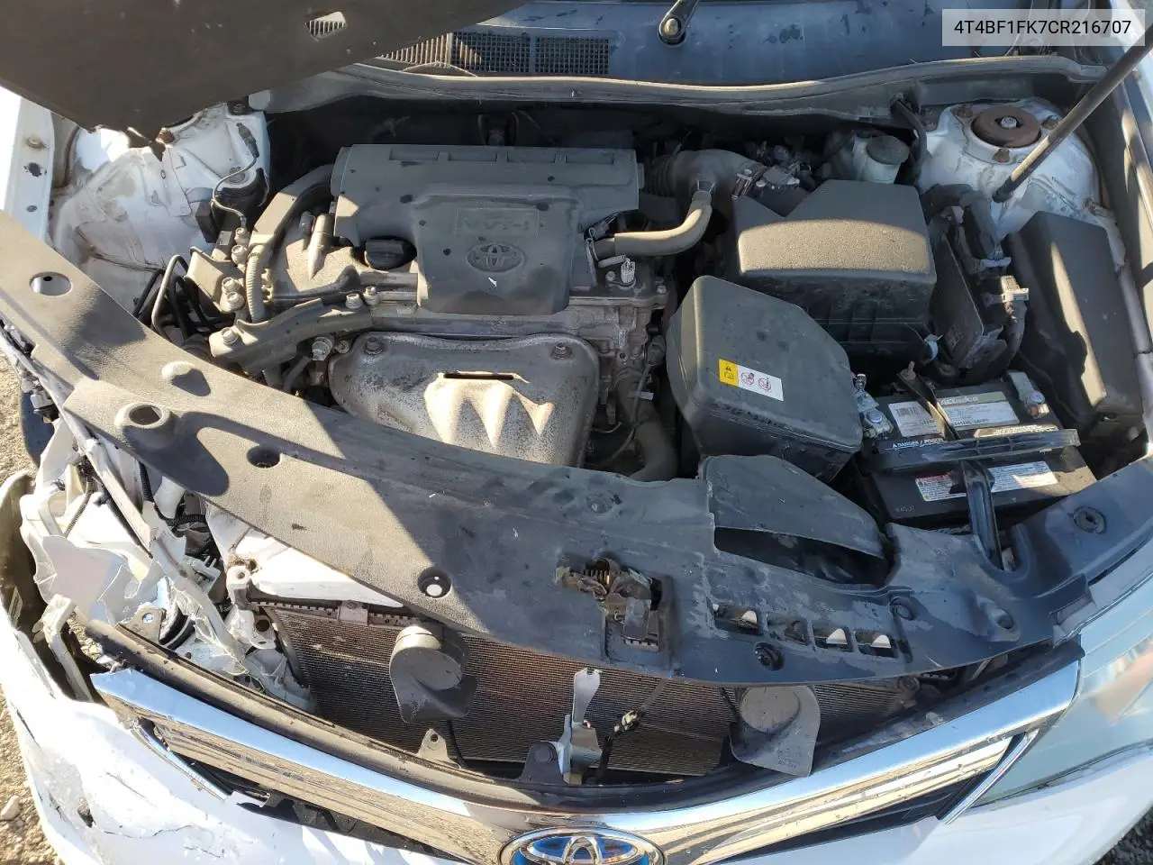 4T4BF1FK7CR216707 2012 Toyota Camry Base