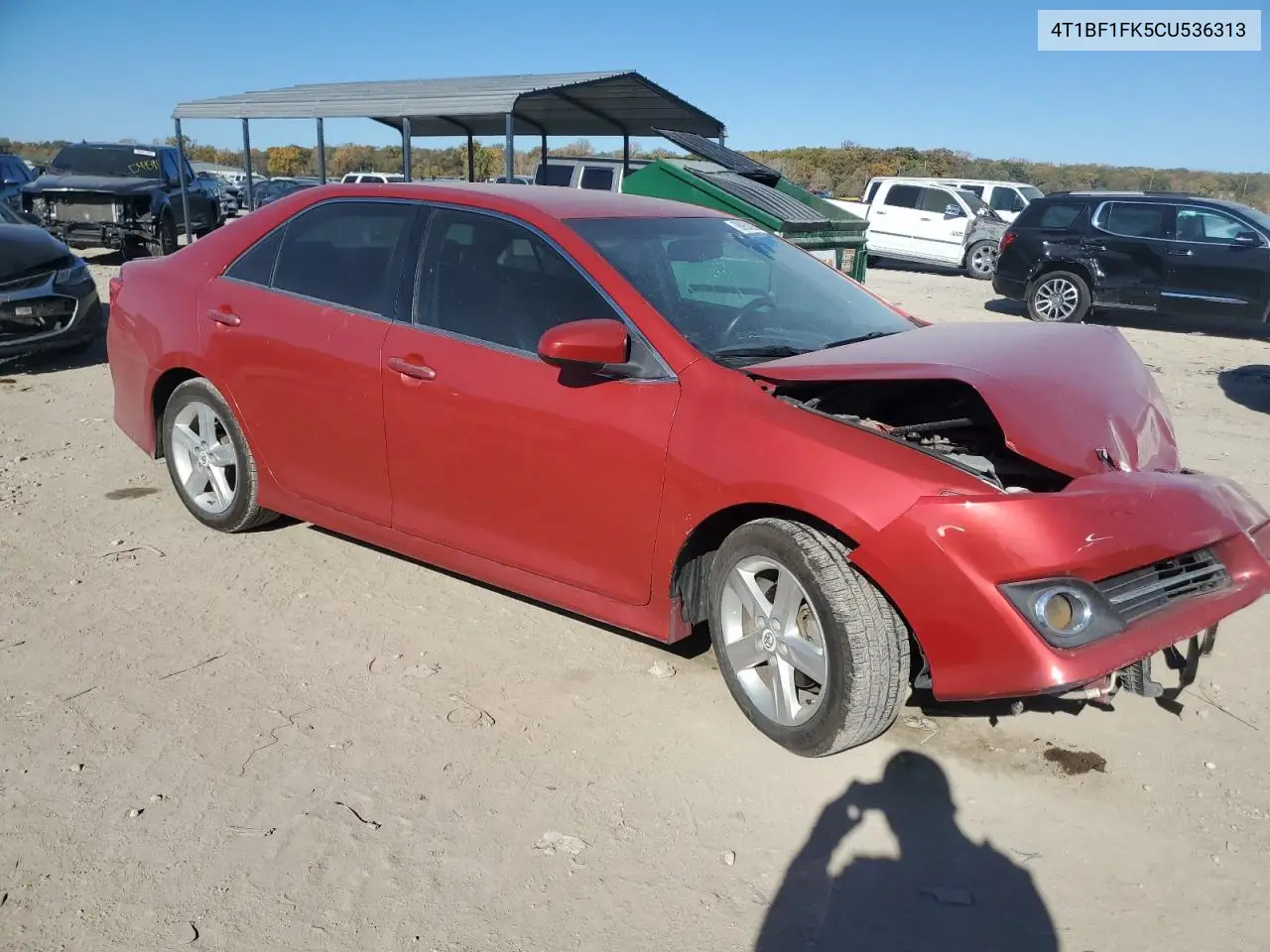 4T1BF1FK5CU536313 2012 Toyota Camry Base