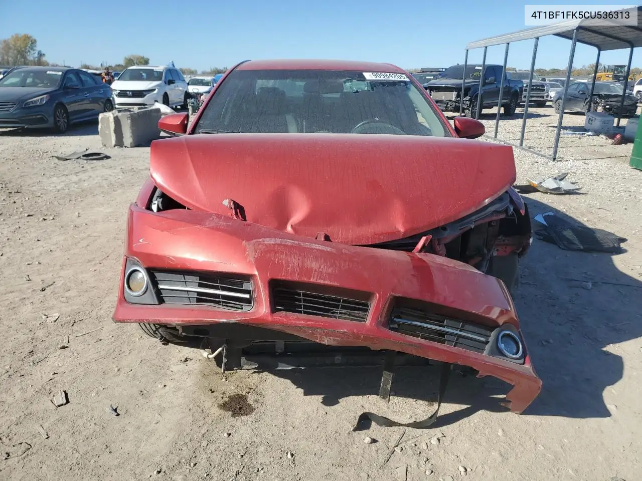 4T1BF1FK5CU536313 2012 Toyota Camry Base
