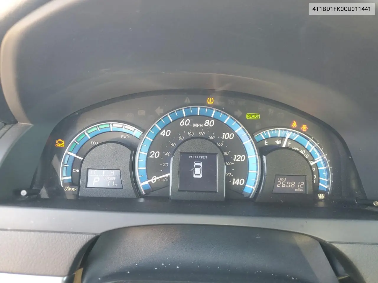 4T1BD1FK0CU011441 2012 Toyota Camry Hybrid