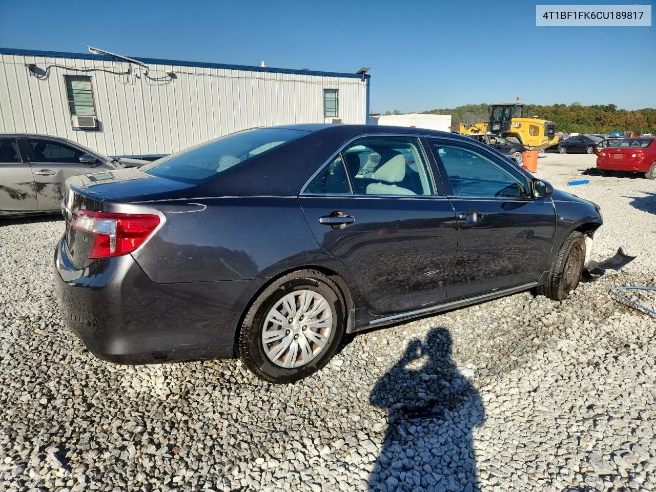 4T1BF1FK6CU189817 2012 Toyota Camry Base