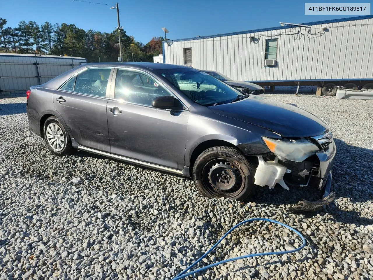 4T1BF1FK6CU189817 2012 Toyota Camry Base