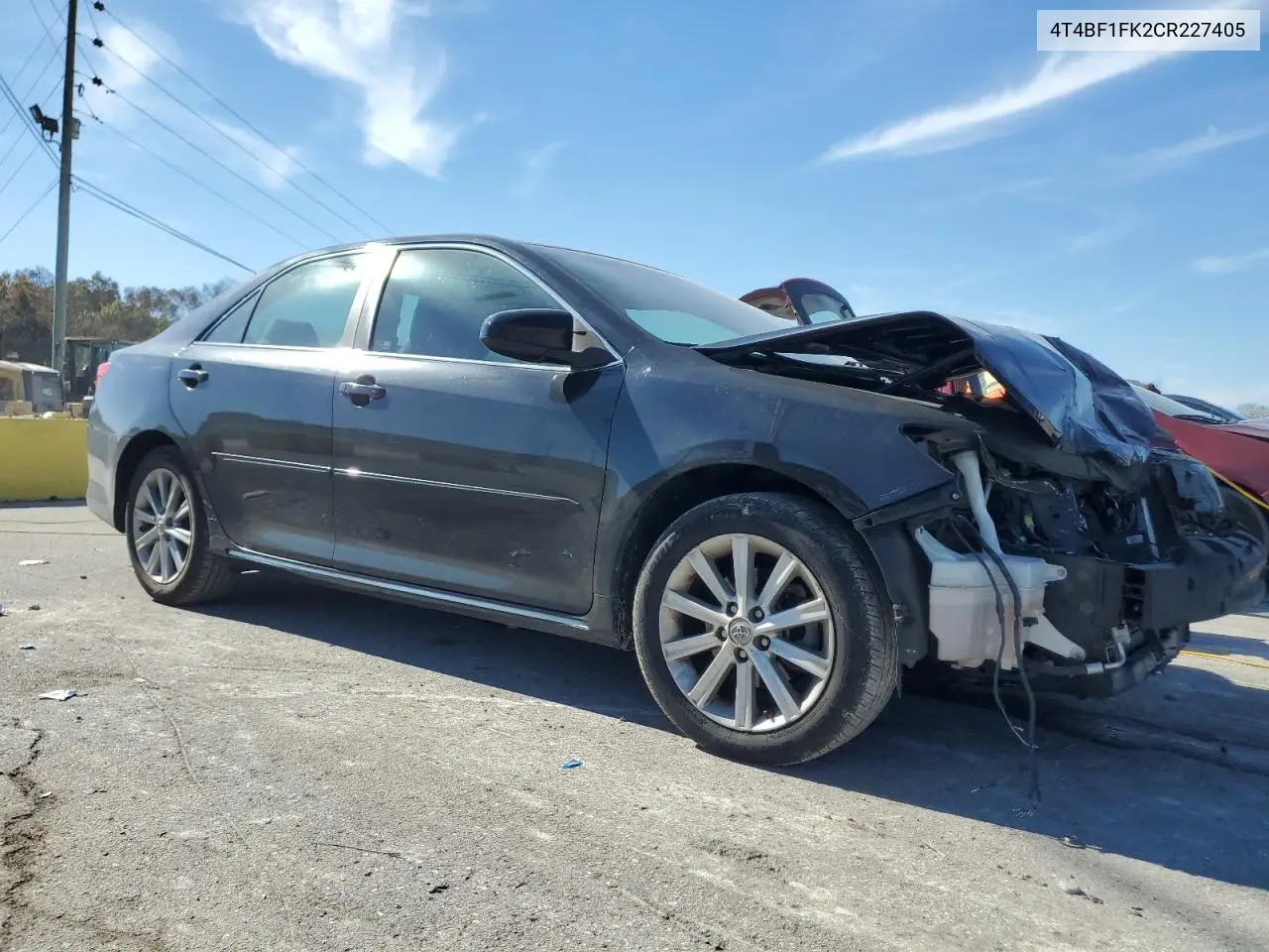 4T4BF1FK2CR227405 2012 Toyota Camry Base