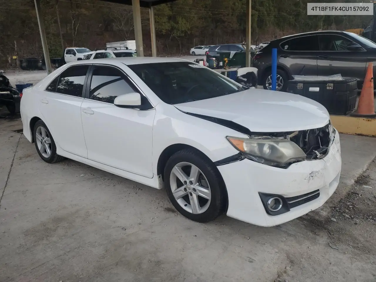4T1BF1FK4CU157092 2012 Toyota Camry Base