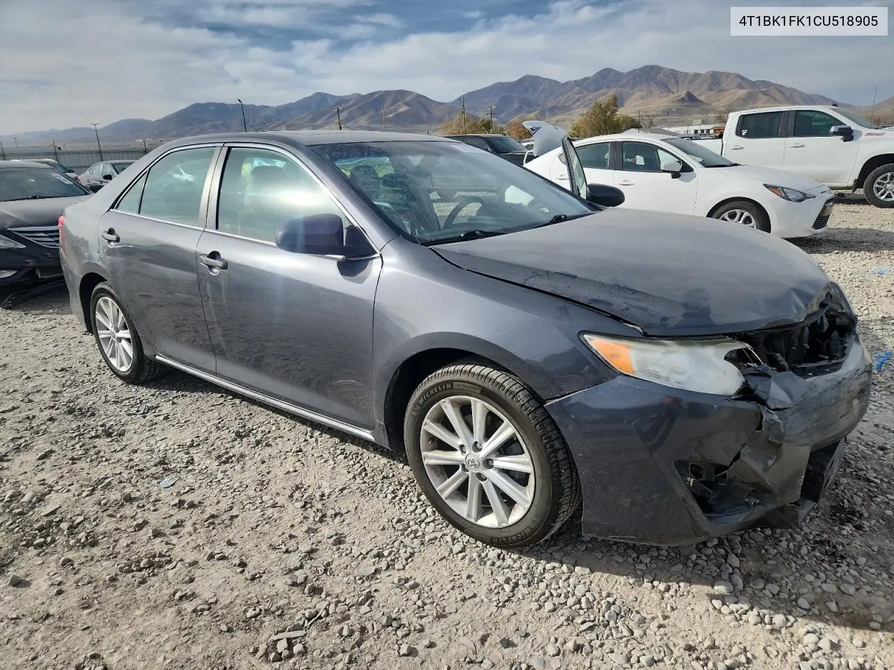 4T1BK1FK1CU518905 2012 Toyota Camry Se
