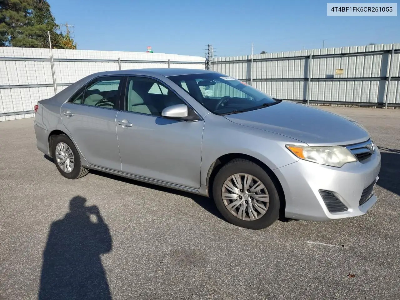 4T4BF1FK6CR261055 2012 Toyota Camry Base