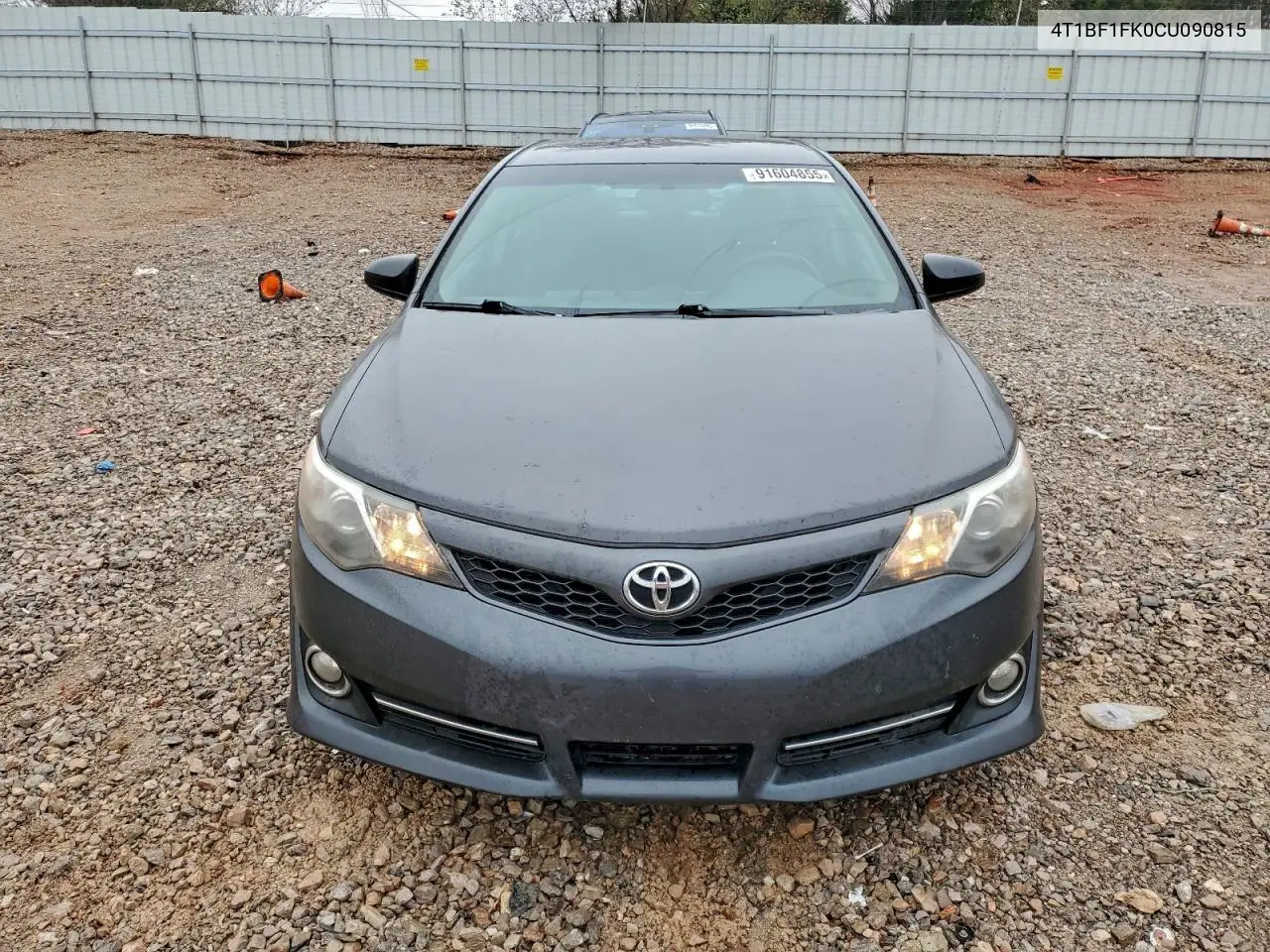 4T1BF1FK0CU090815 2012 Toyota Camry Base