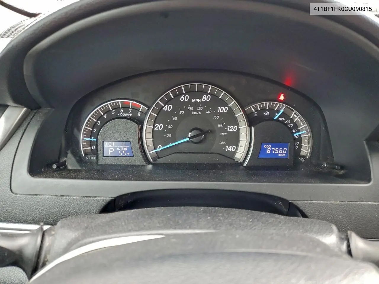 4T1BF1FK0CU090815 2012 Toyota Camry Base