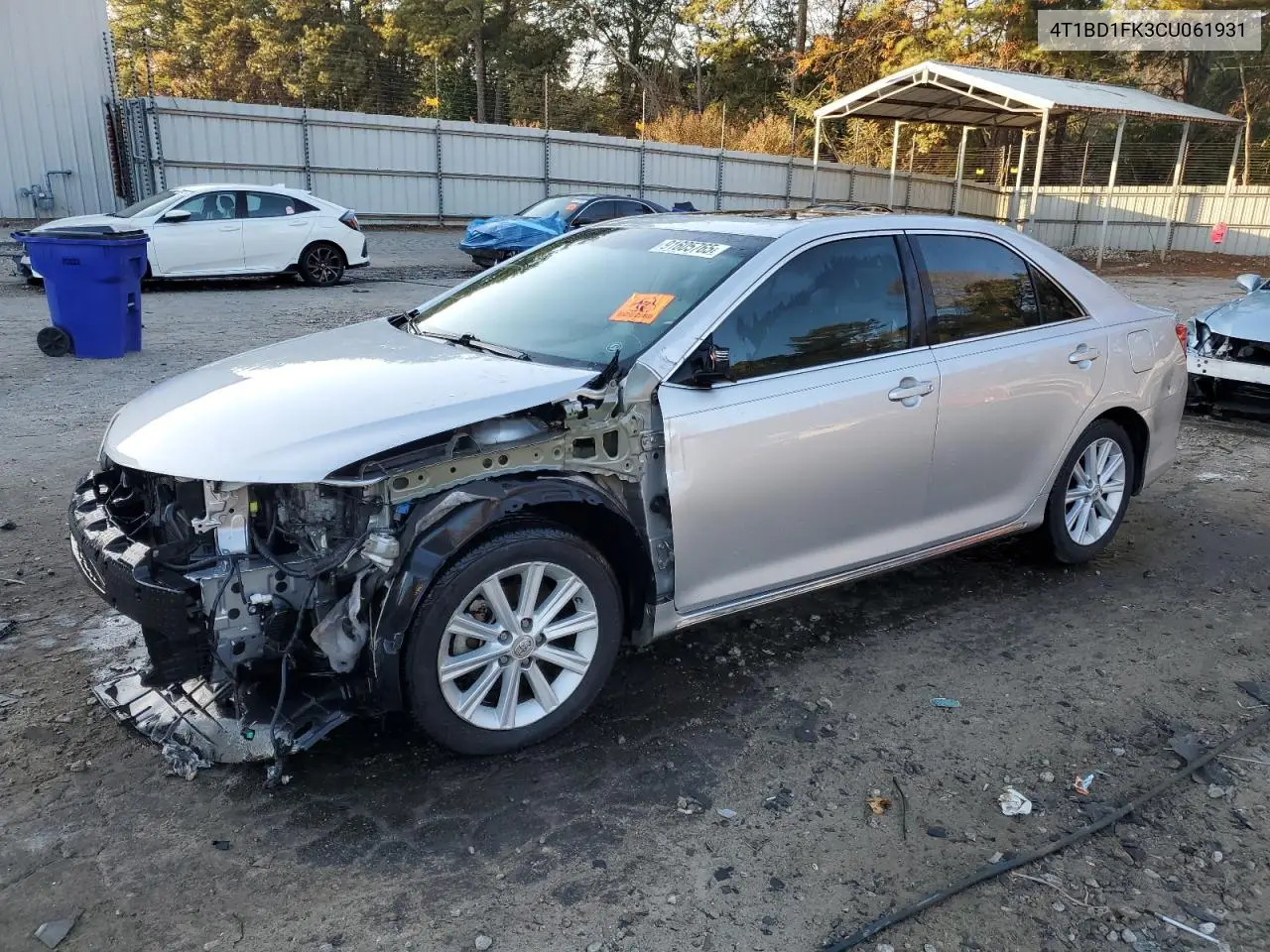4T1BD1FK3CU061931 2012 Toyota Camry Hybrid