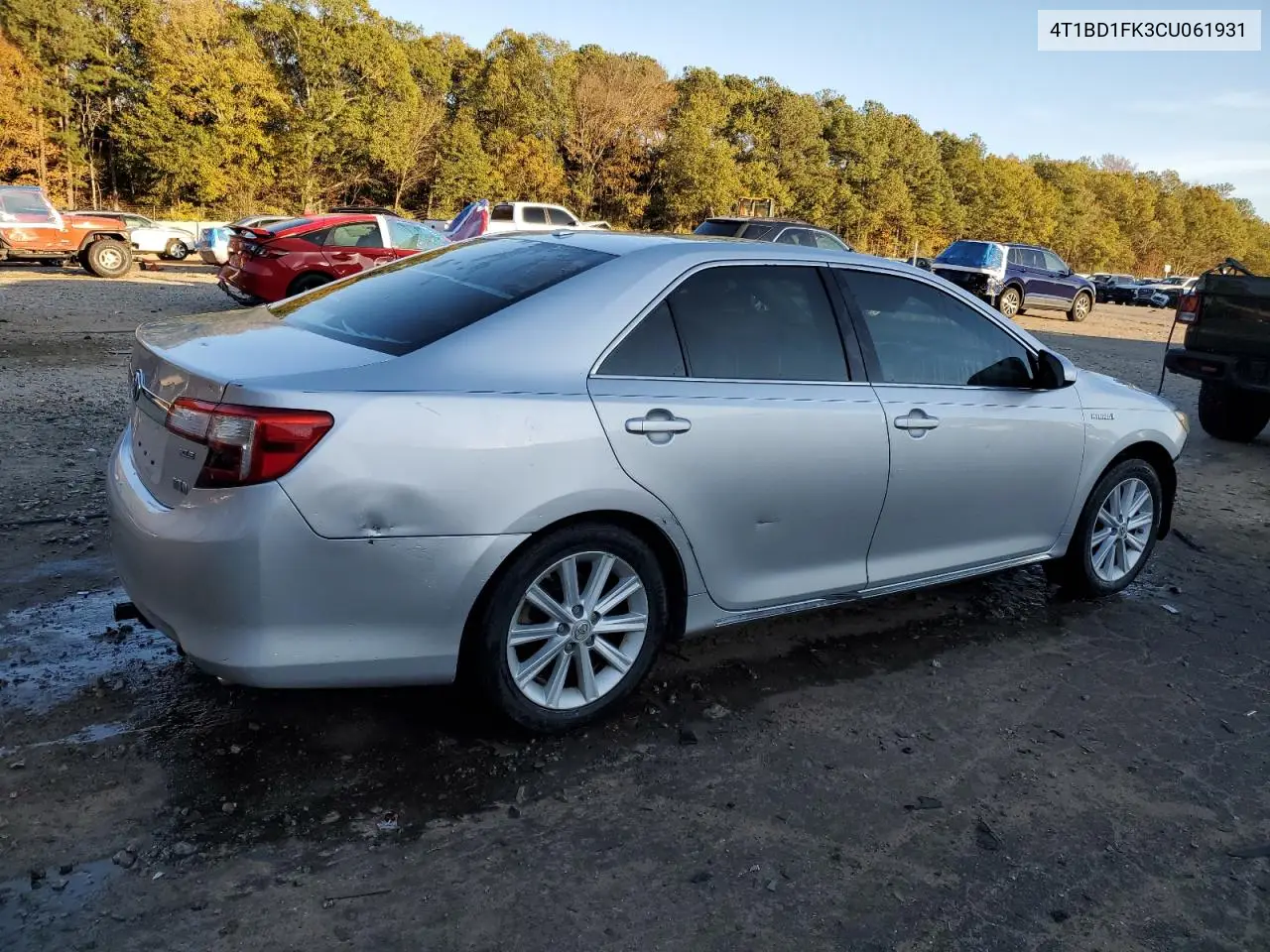 4T1BD1FK3CU061931 2012 Toyota Camry Hybrid