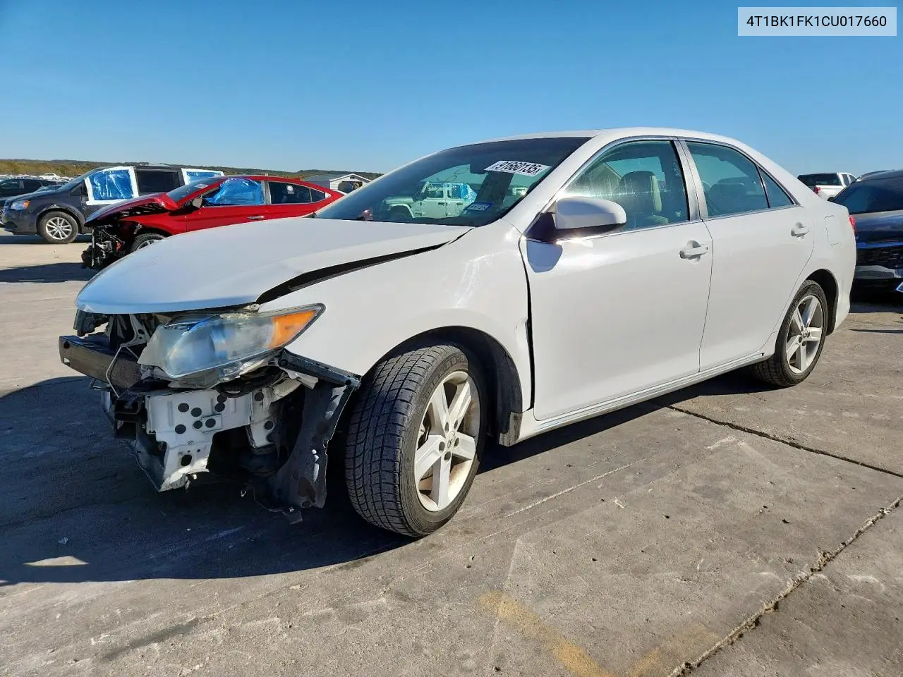 4T1BK1FK1CU017660 2012 Toyota Camry Se
