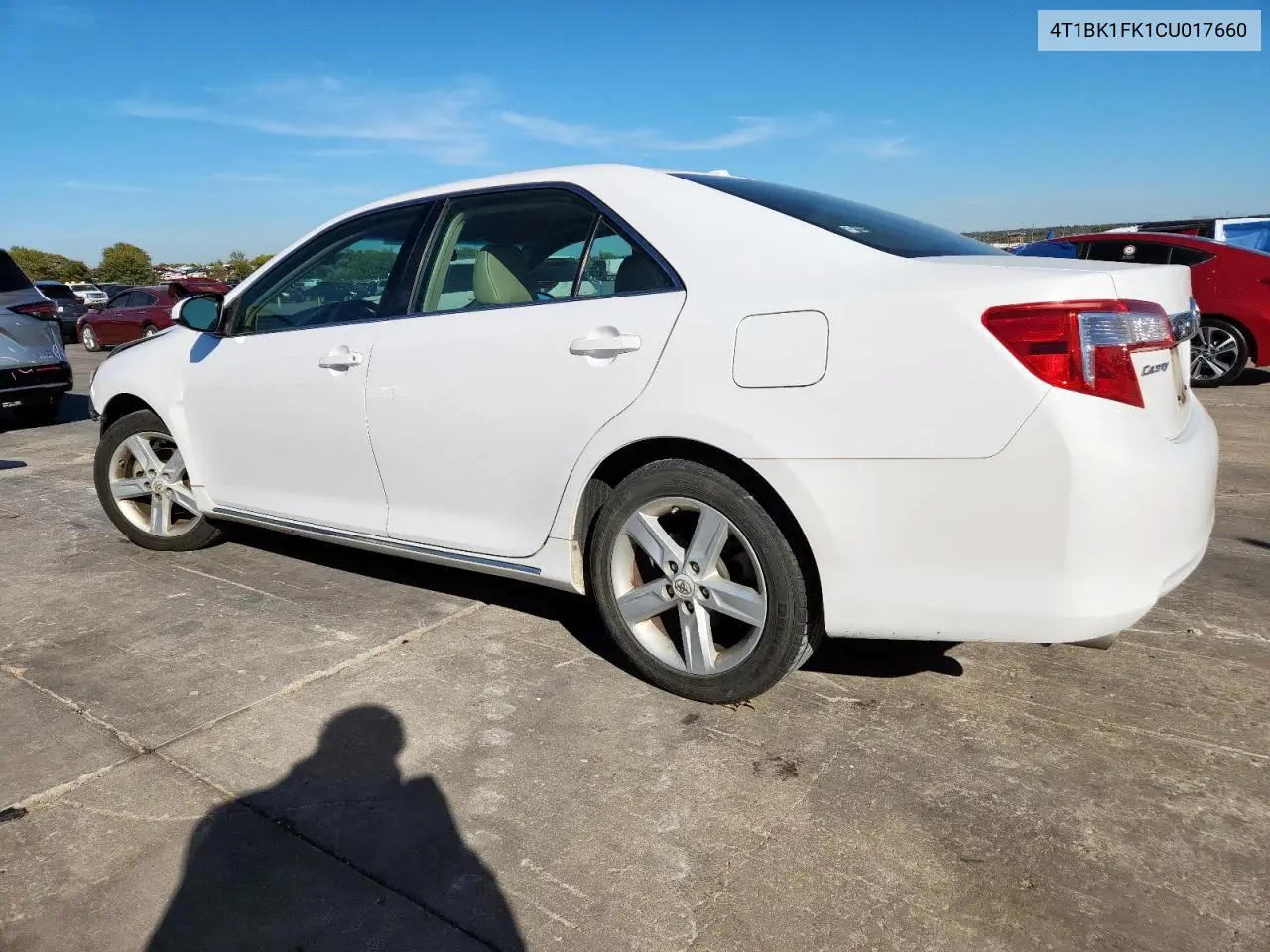 4T1BK1FK1CU017660 2012 Toyota Camry Se