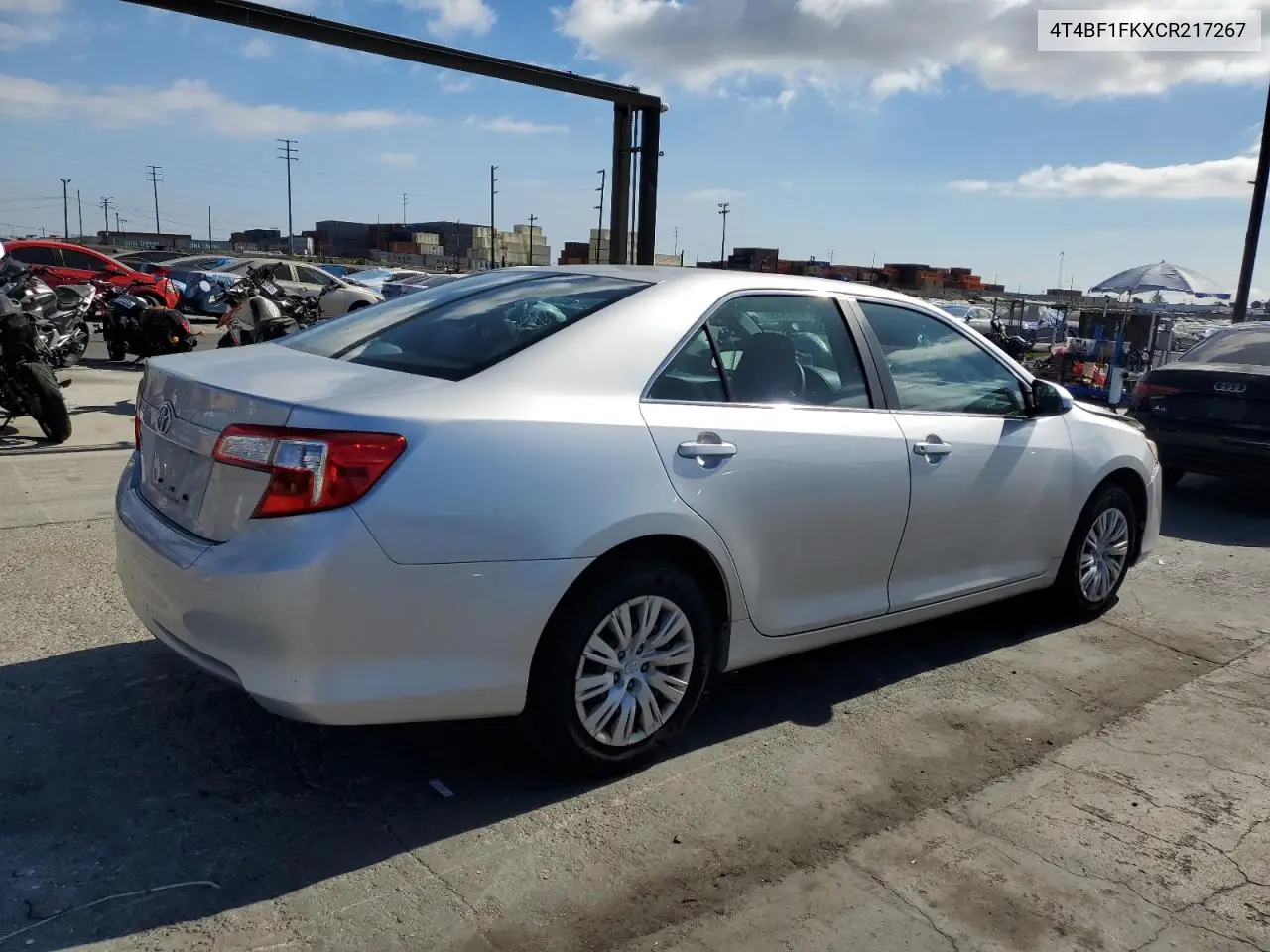4T4BF1FKXCR217267 2012 Toyota Camry Base