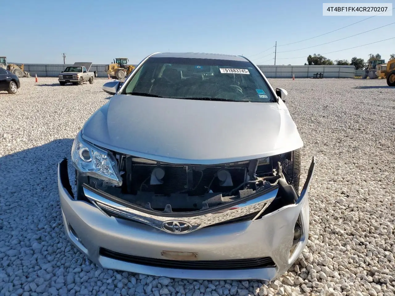 4T4BF1FK4CR270207 2012 Toyota Camry Base