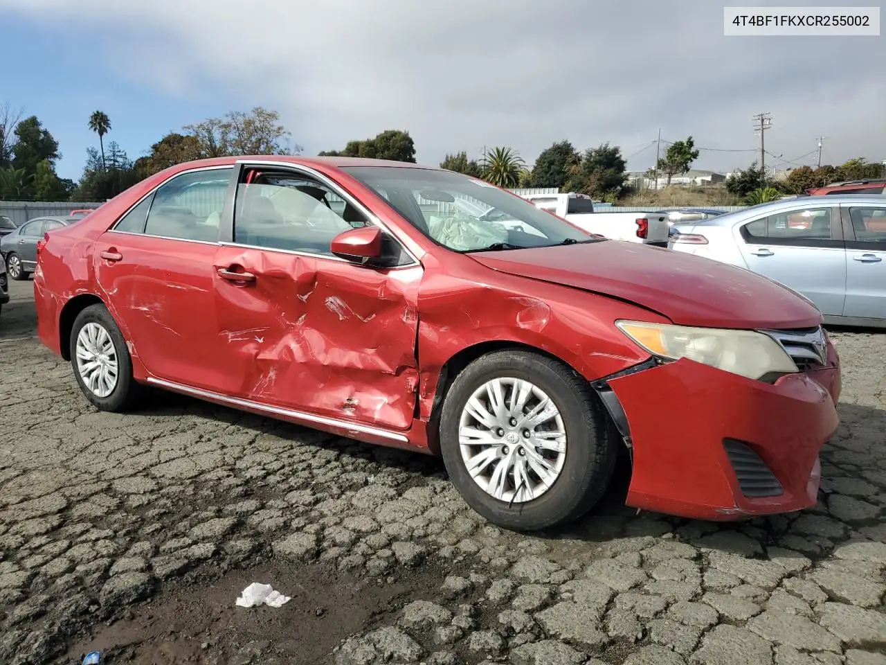 4T4BF1FKXCR255002 2012 Toyota Camry Base