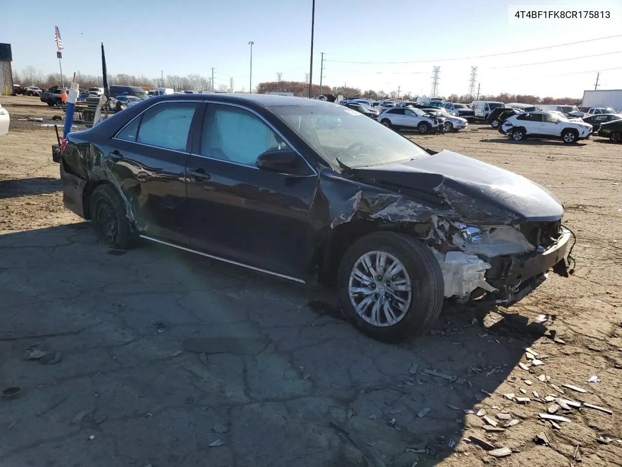 4T4BF1FK8CR175813 2012 Toyota Camry Base