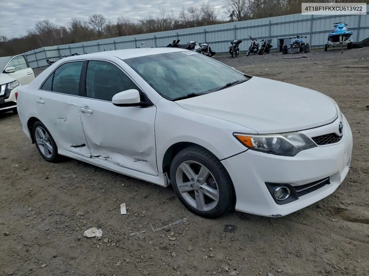 4T1BF1FKXCU613922 2012 Toyota Camry Base