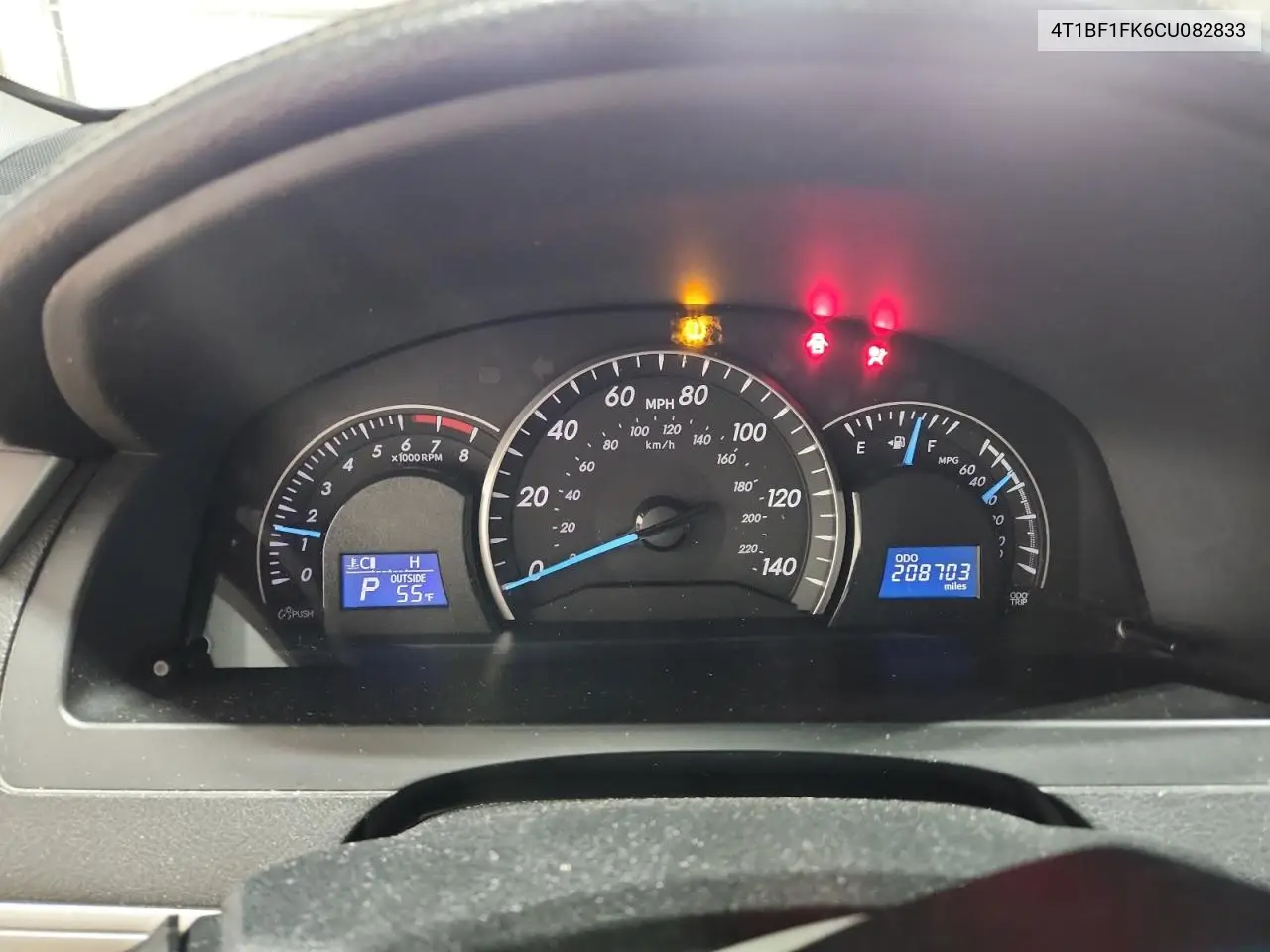 4T1BF1FK6CU082833 2012 Toyota Camry Base