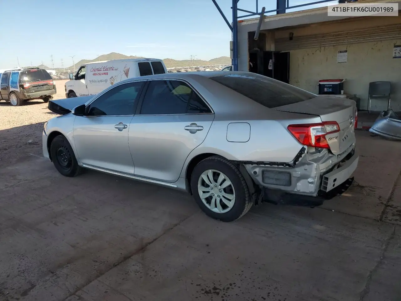 4T1BF1FK6CU001989 2012 Toyota Camry Base