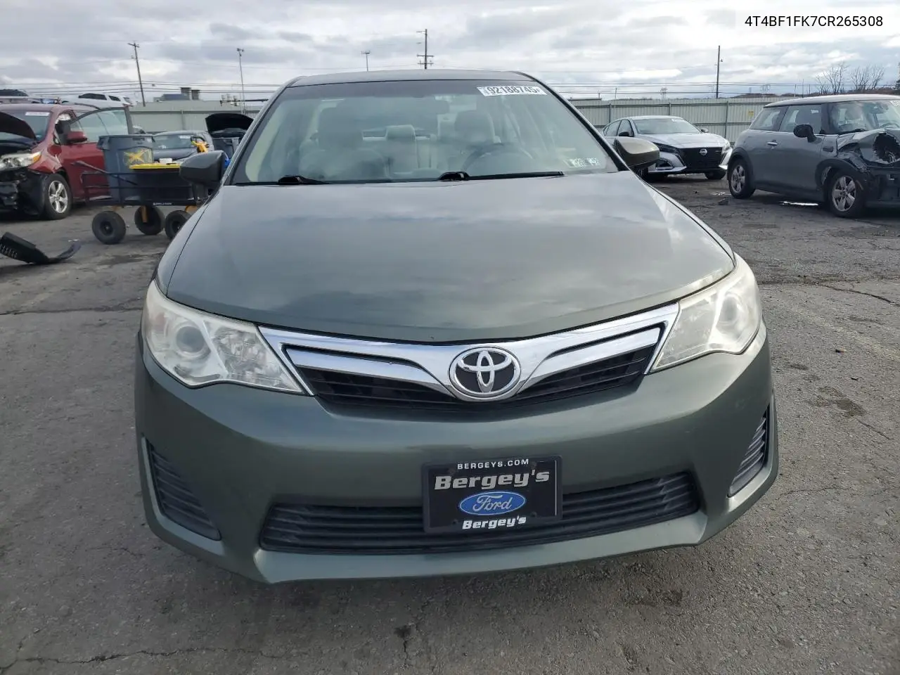 4T4BF1FK7CR265308 2012 Toyota Camry Base
