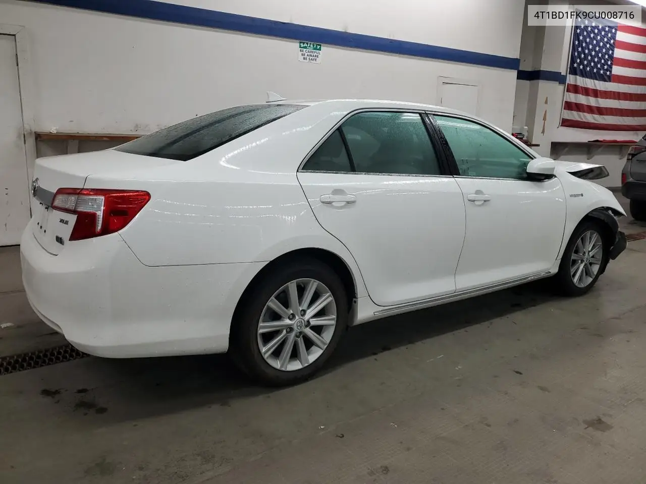 4T1BD1FK9CU008716 2012 Toyota Camry Hybrid