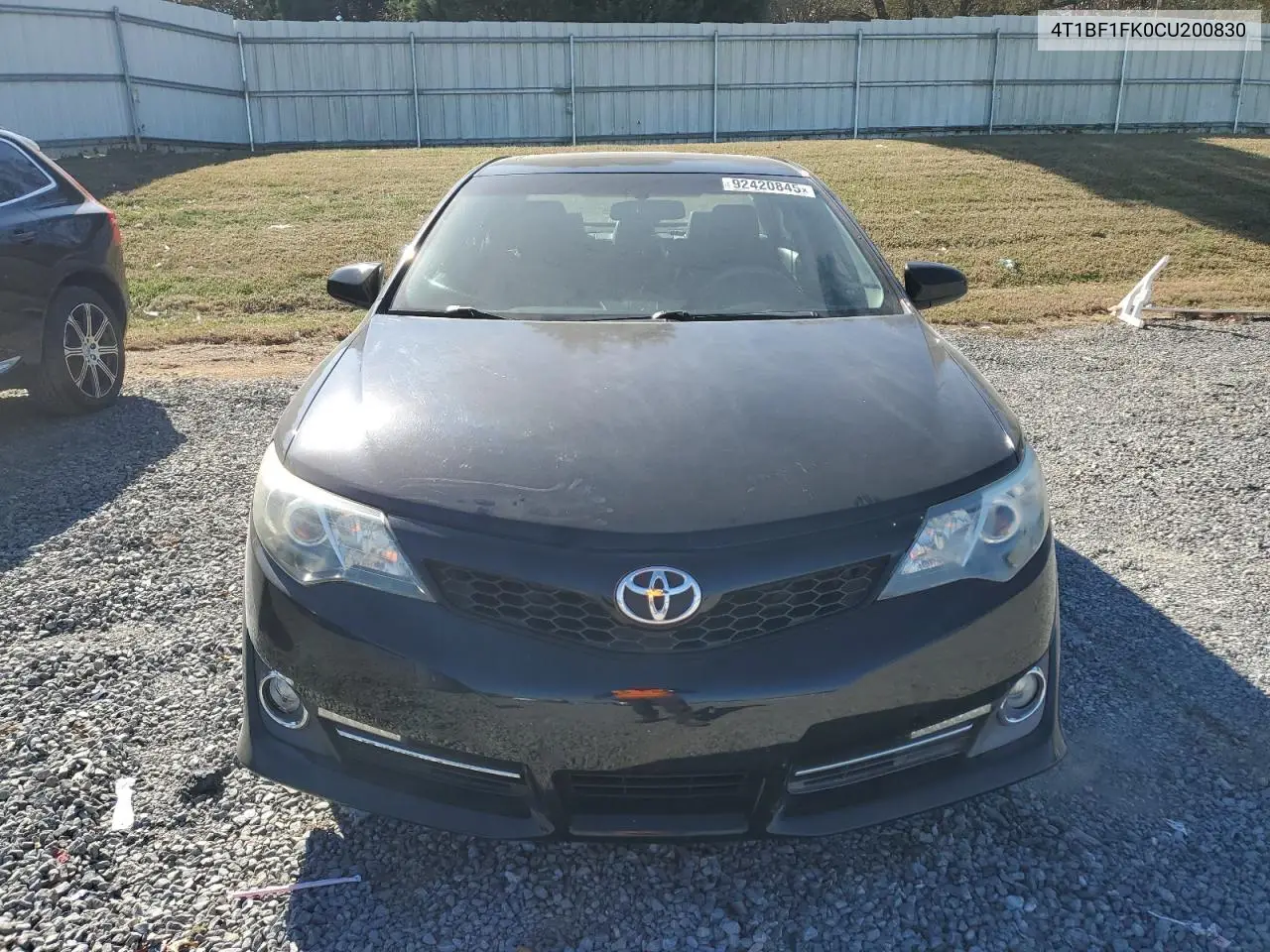 4T1BF1FK0CU200830 2012 Toyota Camry Base