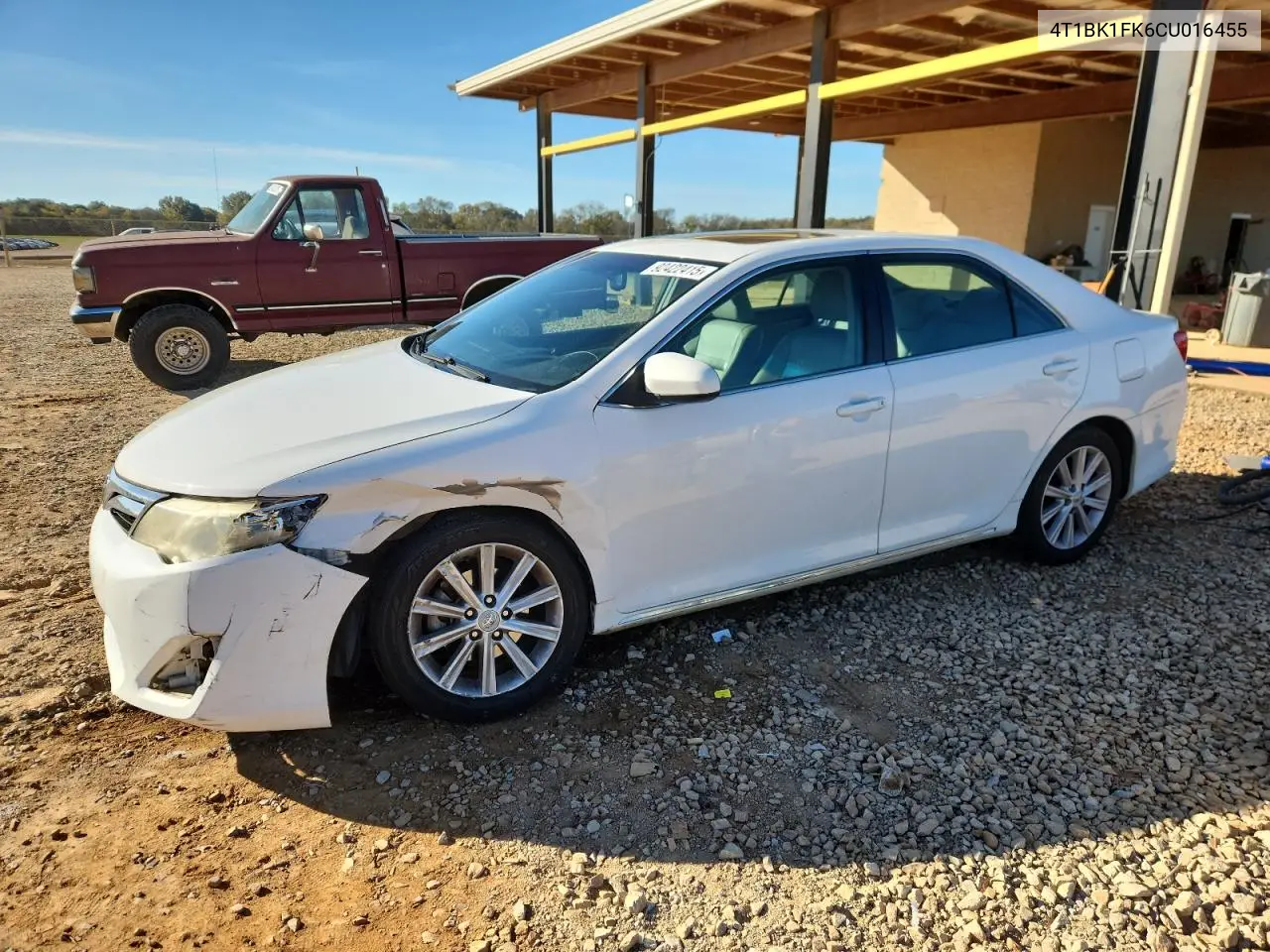 4T1BK1FK6CU016455 2012 Toyota Camry Se