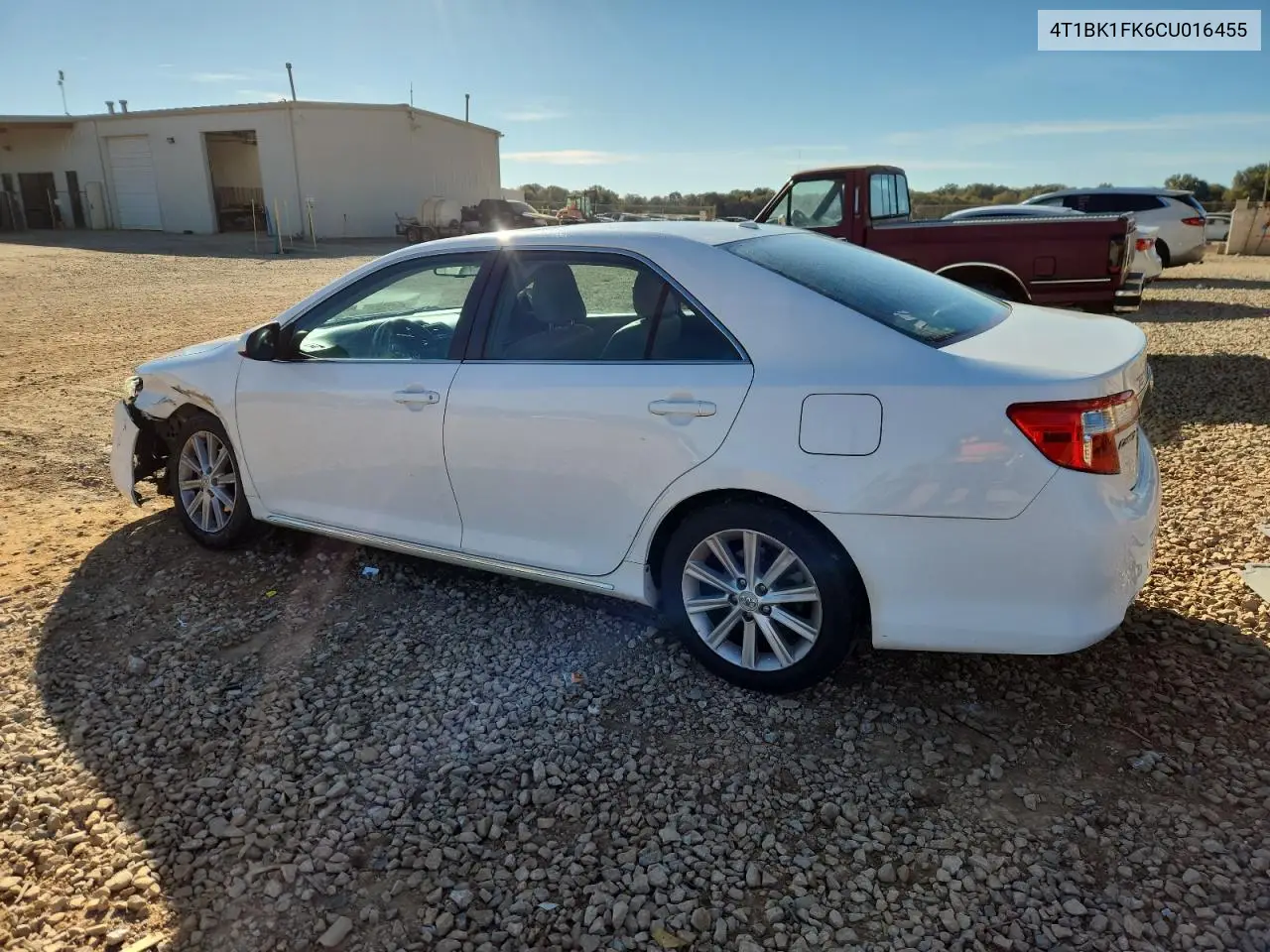 4T1BK1FK6CU016455 2012 Toyota Camry Se
