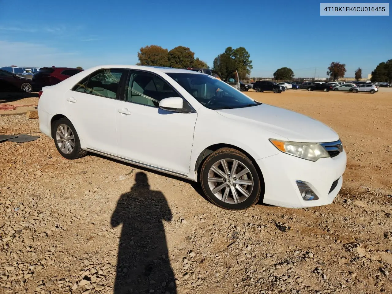 4T1BK1FK6CU016455 2012 Toyota Camry Se