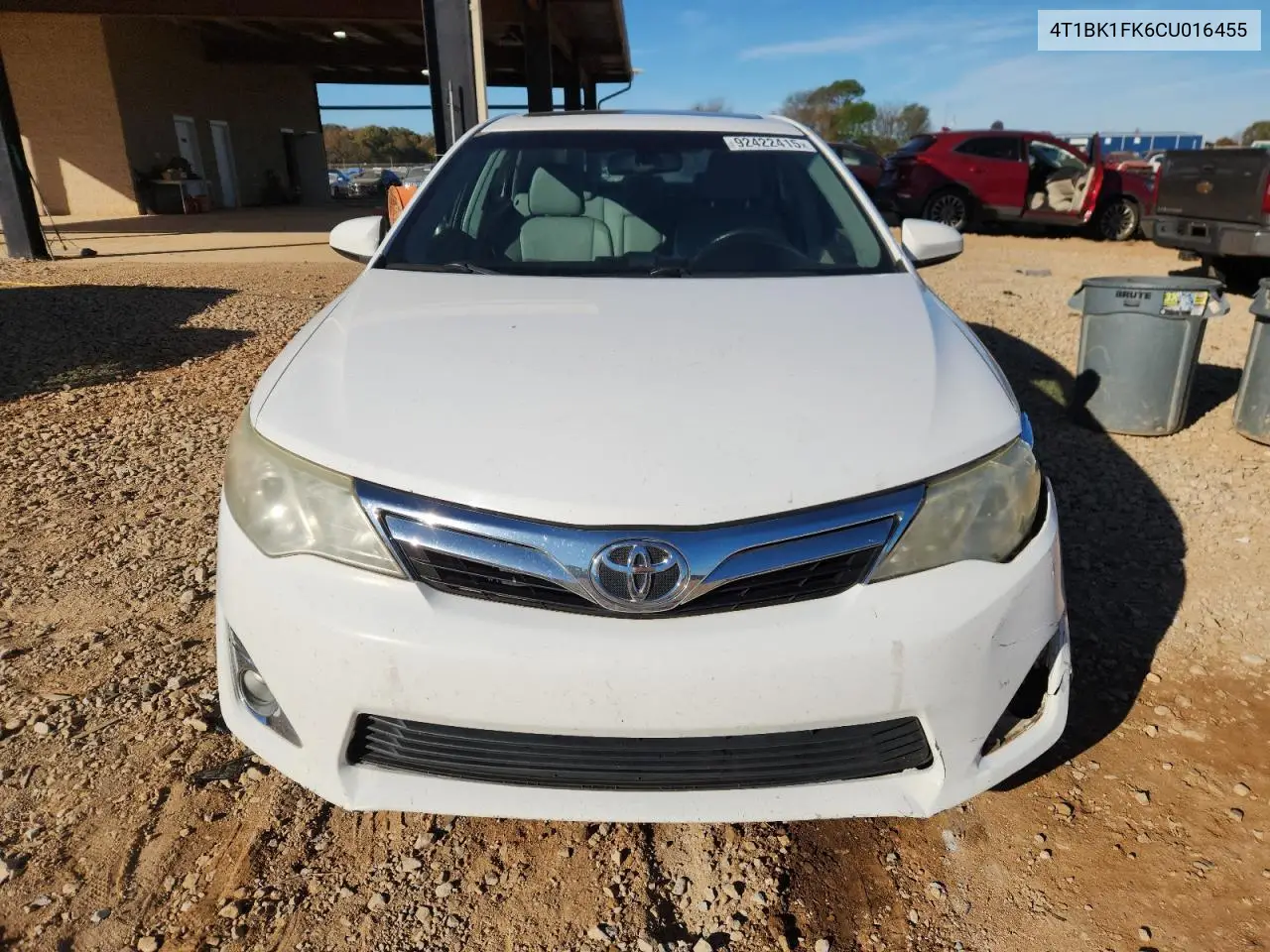 4T1BK1FK6CU016455 2012 Toyota Camry Se