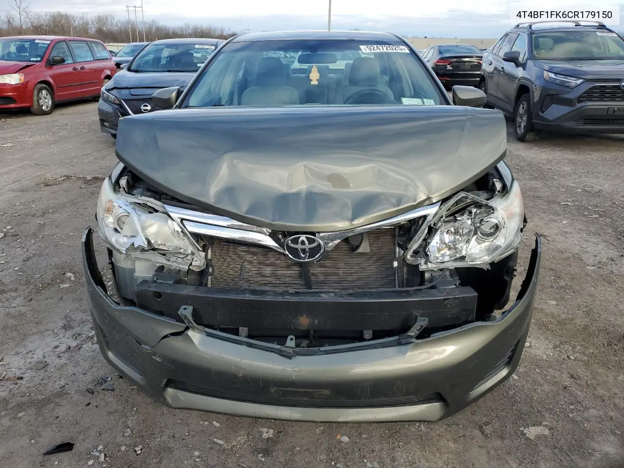 4T4BF1FK6CR179150 2012 Toyota Camry Base
