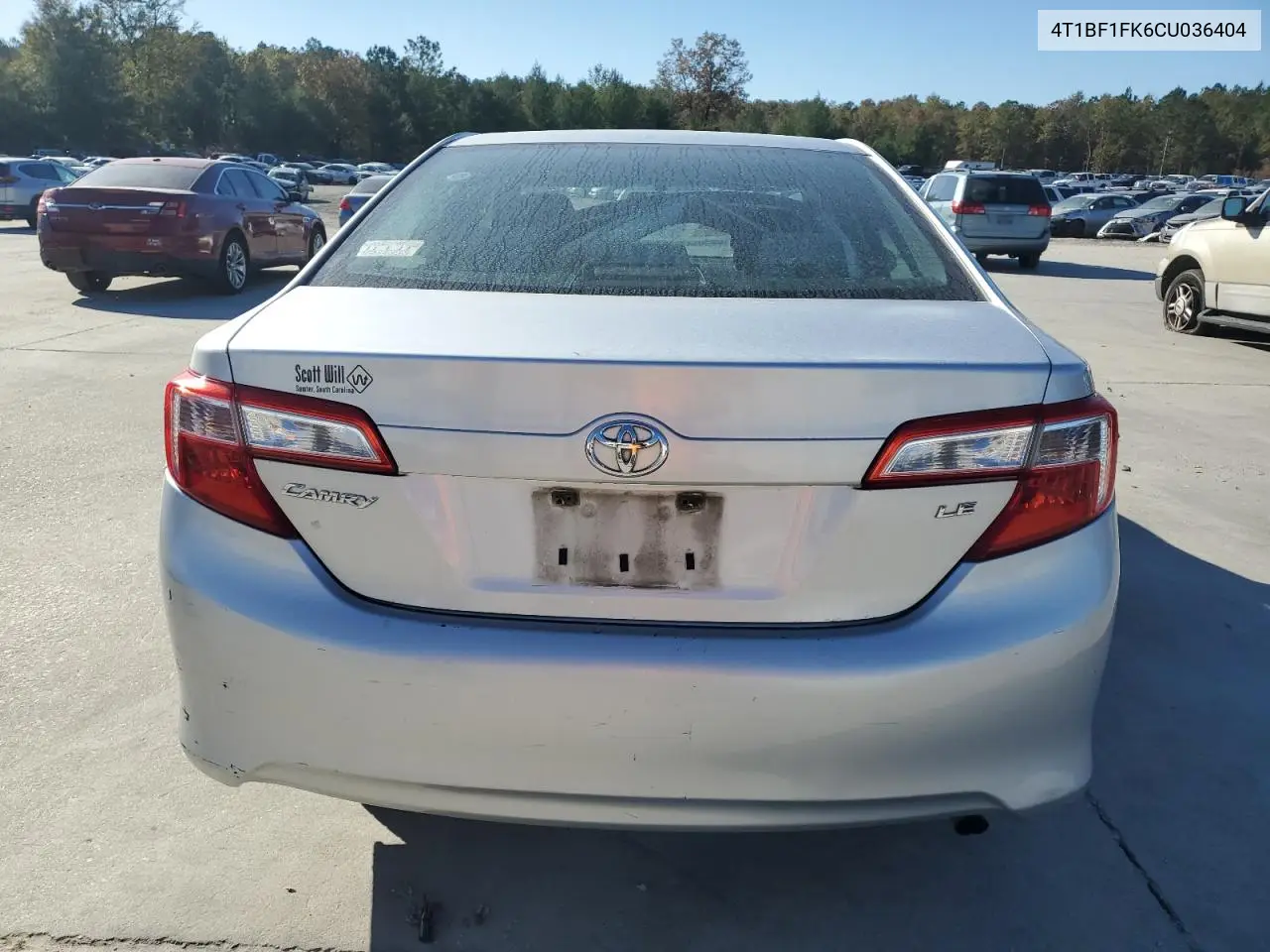 4T1BF1FK6CU036404 2012 Toyota Camry Base