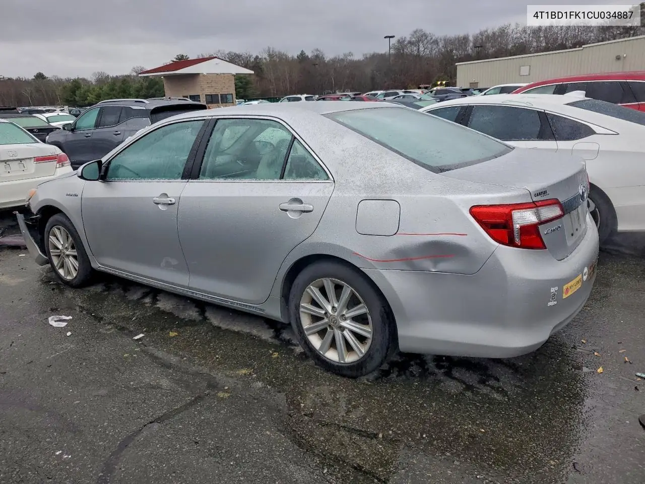 4T1BD1FK1CU034887 2012 Toyota Camry Hybrid