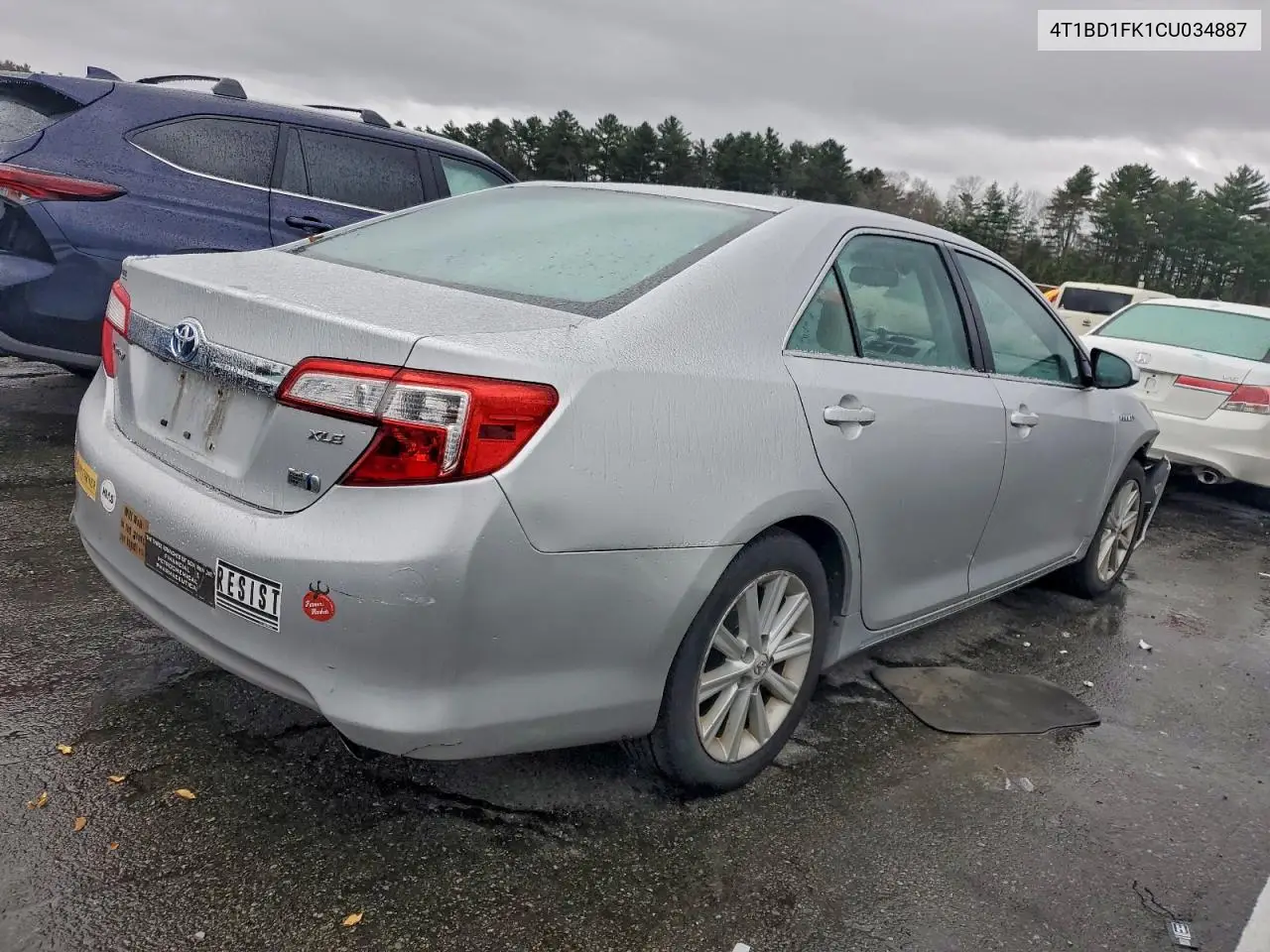 4T1BD1FK1CU034887 2012 Toyota Camry Hybrid