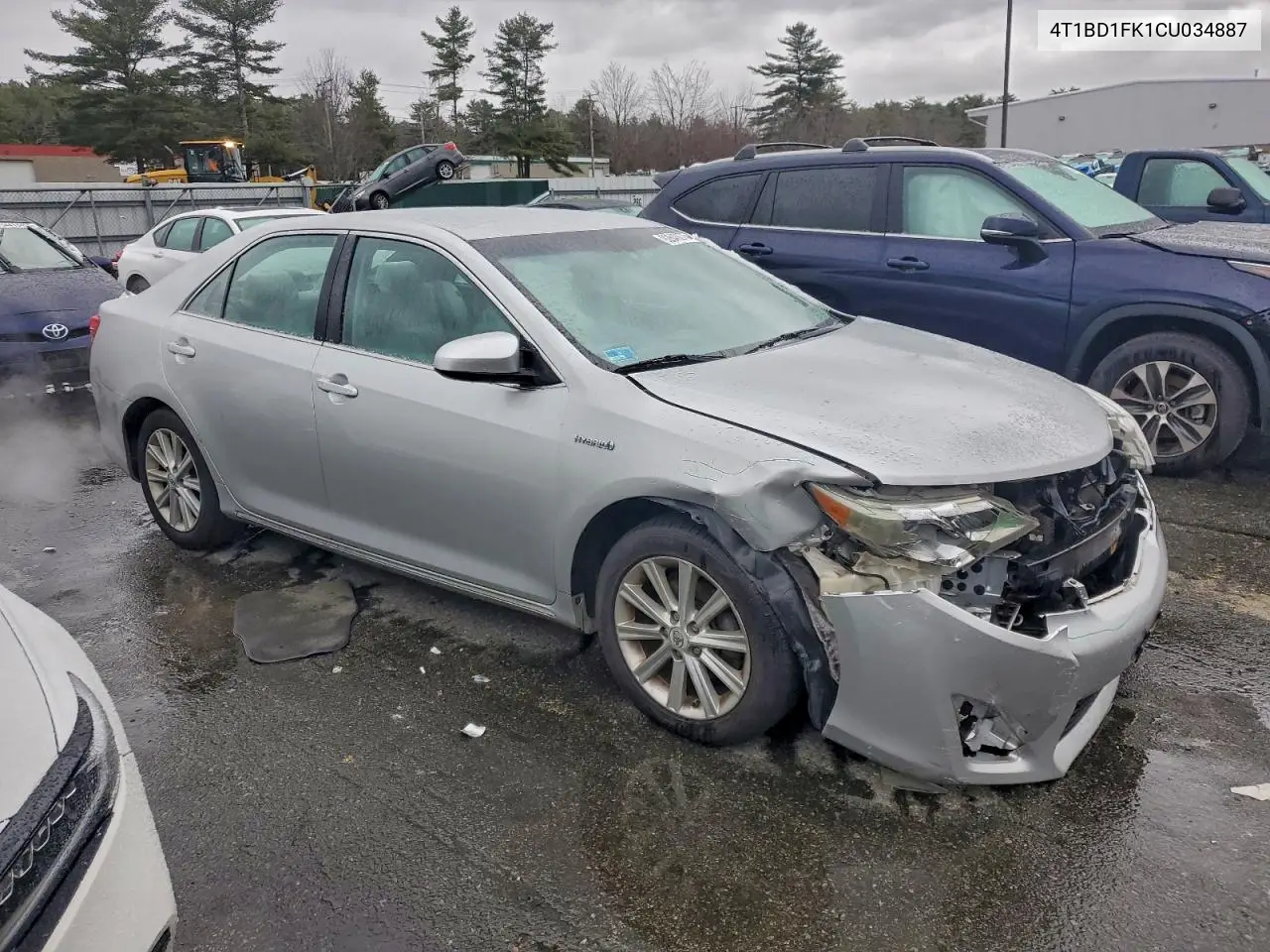 4T1BD1FK1CU034887 2012 Toyota Camry Hybrid