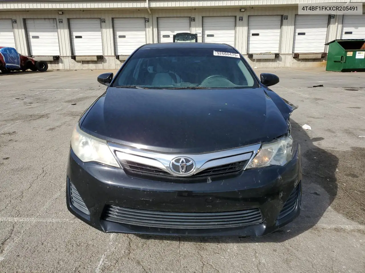 4T4BF1FKXCR205491 2012 Toyota Camry Base