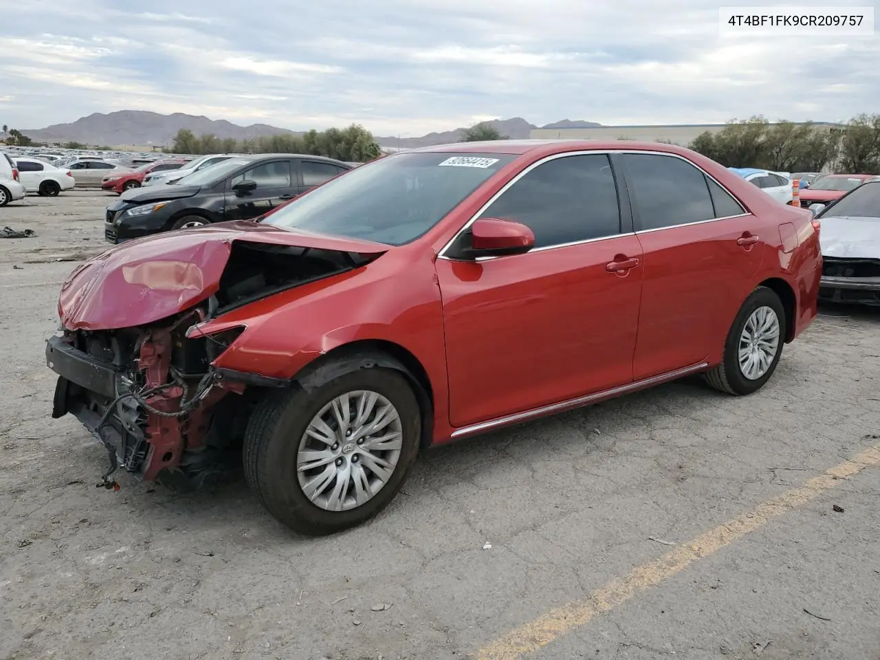 4T4BF1FK9CR209757 2012 Toyota Camry Base