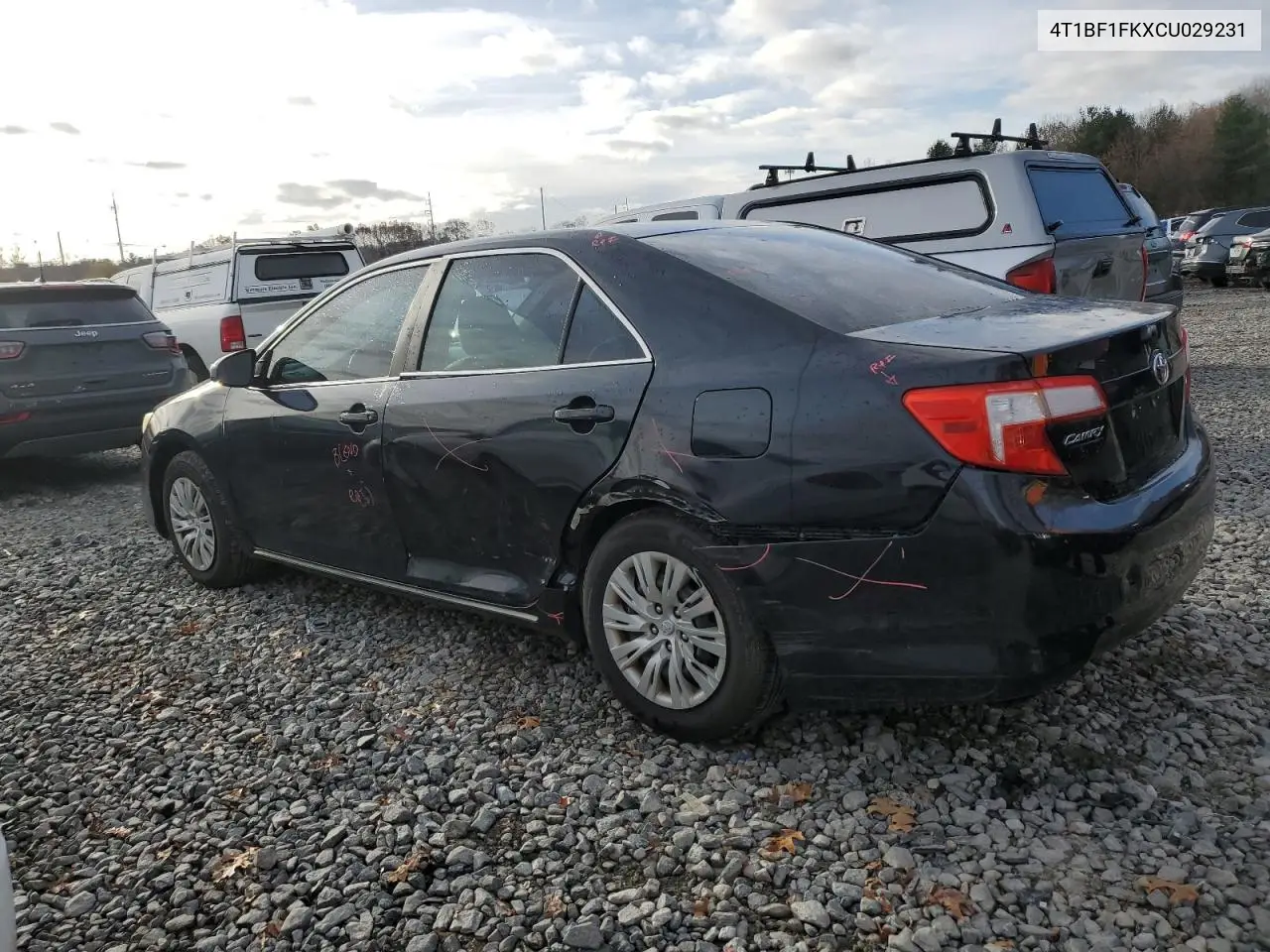 4T1BF1FKXCU029231 2012 Toyota Camry Base
